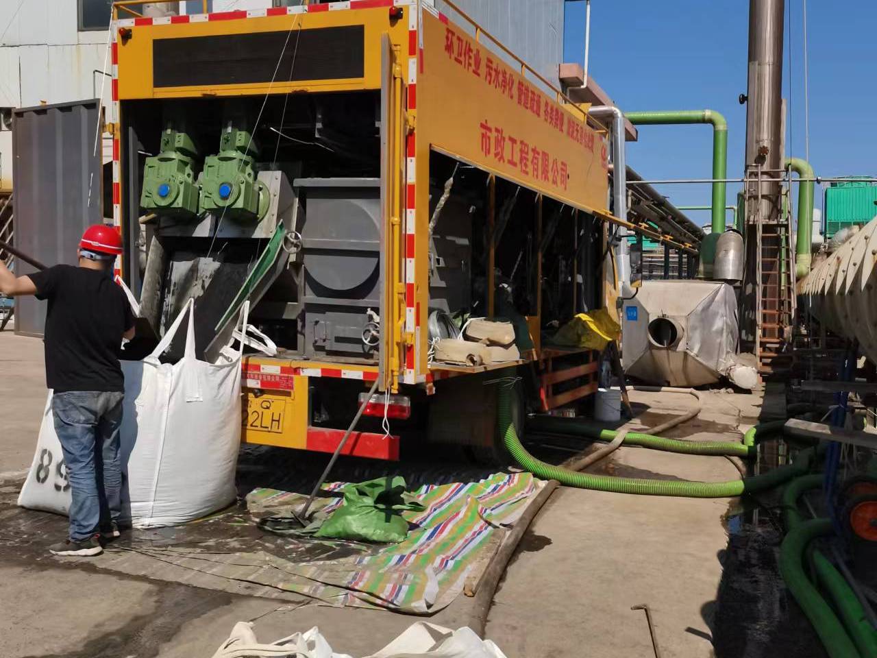 泗县淤泥压干处理